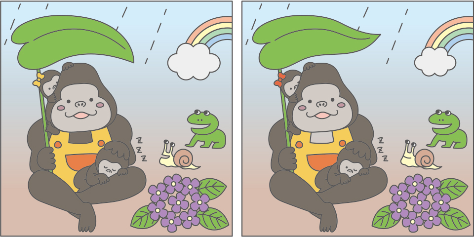 まちがいさがしクイズ